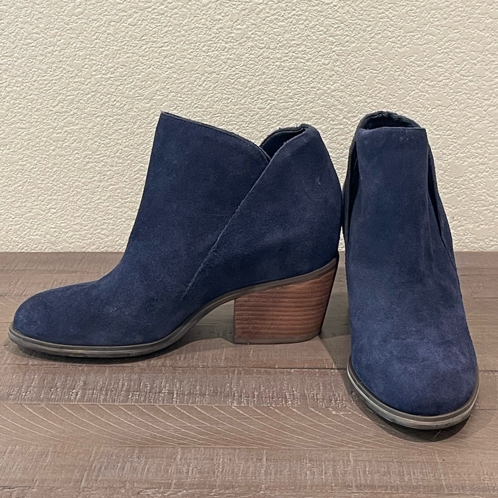 Women's Jessica Simpson Navy Suede Ankle Boots